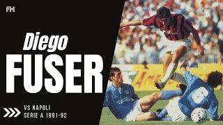 Diego Fuser ● Skills ● Napoli 1:1 AC Milan ● Serie A 1991-92