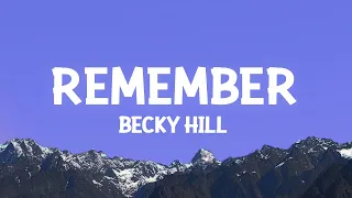 Becky Hill - Remember (Lyrics)