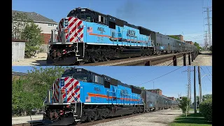 Metra's "New" Locomotive! Progress Rail / EMD SD70MACH Action On The Milwaukee District (May 2024)