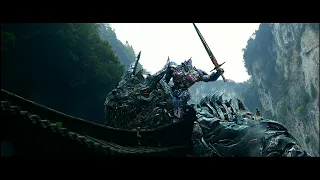 Transformers 4 |  Optimus Prime VS Grimlock Savaş Sahnesi | HD Ses Kalitesi