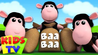 Baa Baa Black Sheep | 3D Nursery Rhymes | Kids Songs | Kids Tv Nursery Rhyme Videos For Kids