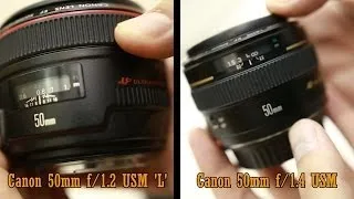 Canon 'L' lens challenge: 50mm f/1.2 'L' vs 50mm f/1.4