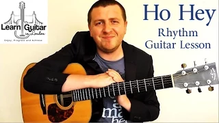 Ho Hey - Easy Guitar Tutorial - The Lumineers - With Rhythm Arrows