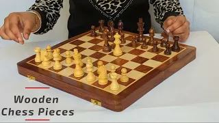 Wooden Chess Sets - Foldable & Magnetic - Travel Friendly