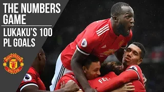 Romelu Lukaku's 100 Premier League Goals | The Numbers Game | Manchester United