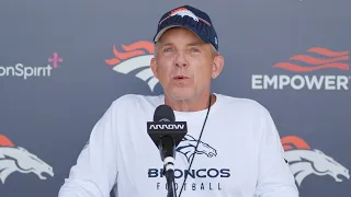 HC Sean Payton on the Broncos' quarterback competition: 'All three of them are doing well'