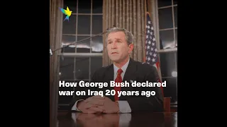 Iraq War 20 years on: How George W. Bush announced the invasion of Iraq
