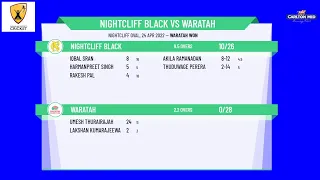 Darwin & District Cricket Competition - D Grade - Round 1 - Nightcliff Black v Waratah
