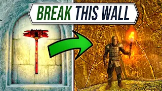 Skyrim - Only ONE Weapon Can DESTROY THIS Wall!