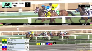 Post Facto wins Race 1 on Friday, February 3 at Santa Anita Park