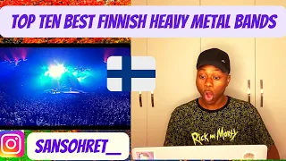 NIGHTWISH IS A FINNISH HEAVE METAL BAND? Top 10 FINNISH METAL Bands 🤘 | AFRICAN REACTS