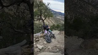 Easy fall on a hard trail