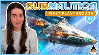 This game is BRUTAL! | SUBNAUTICA BLIND PLAYTHROUGH | Family Friendly Gameplay | Episode 1