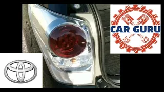 Verso 2009-2018 rear light bulbs replacement / change #CarGuruDIY