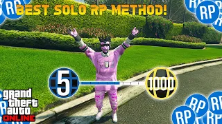 *NO REQUIREMENTS* SOLO FASTEST WAY TO LEVEL UP IN GTA 5 ONLINE (LEVEL FROM 1-100) RP METHOD