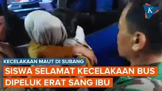 [FULL] Momen Siswa Selamat dari Kecelakaan Bus Subang Tiba di Depok, Disambut Peluk dan Tangis Ibu