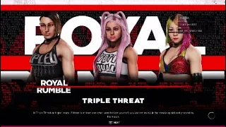 PWG Origins: Rhea Ripley Vs Liv Morgan Vs Asuka (Vacant World Women's Championship)