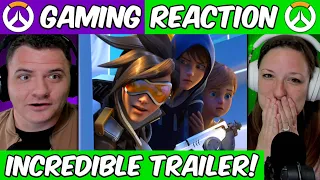 New Players REACT To Overwatch Cinematic Trailer