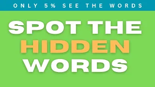 How good are your Eyes? Spot the hidden word | Eye Test to challenge your vision | Be Electrified