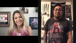 My WWE virtual Meet and greet with Alexa Bliss