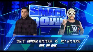 WWE 2K24 - DOMINIK MYSTERIO VS REY MYSTERIO GAMEPLAY PC
