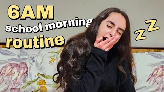 My REAL 6AM Productive School Morning Routine