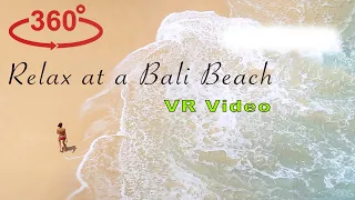 VR 360 Video - Relax at a Bali Beach | Beach Sunset