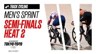 Track Cycling Men's Sprint | Semi-finals Heat 2 Highlights | Olympic Games - Tokyo 2020