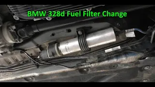 BMW 328d Fuel Filter Replacement
