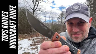 Tops Woodcraft Knife: Slicey For Camp or EDC + The Sheath Challenge
