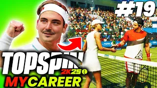 Let’s Play Top Spin 2K25 Career Mode | MyCareer #19 | BATTLE OF THE SEXES!