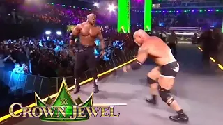 Goldberg Vs Bobby Lashley Full Match Crown Jewel 2021 || Crown Jewel 2021