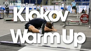 Dmitry Klokov Warm Up Almaty 2014 Wold Championships Training Hall