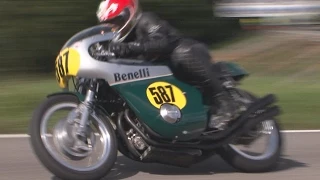 EXTREMELY LOUD Vintage Classic Motorbikes and Sidecars at Hillclimb Bergrennen Gurnigel 2014