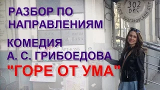 Разбор по направлениям комедии А.С. Грибоедова "Горе от ума"