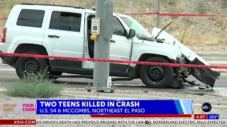 El Paso teens die in serious Northeast El Paso crash