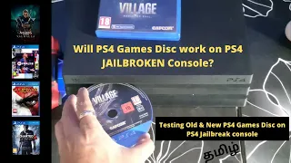 PS4 Games Disc - PS4 JAILBROKEN Consoleல work ஆகுமா?