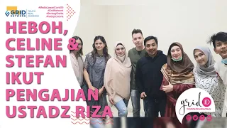 Pakai Hijab Dan Hadir Di Pengajian Ustadz Riza, Celine & Stefan William Pindah Agama?