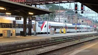 Des Trains CFF, TransN et BLS à Neuchâtel et ses alentours