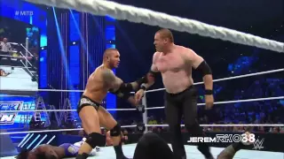 Randy Orton RKO on Kane - Smackdown - June 11, 2015