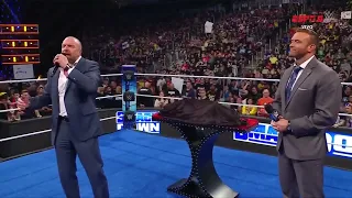 Austin Theory e Grayson Waller Confronta a Triple H - WWE SmackDown 19/4/2024