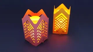 How to Make Fancy Paper Lantern for Diwali and Christmas Crafts