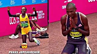 Peres Jepchirchir Breaks Women's  Only Worldrecord + Alexander Mutiso Wins | 2024 London Marathon