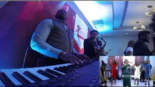 He deserves our worship | worship serve at CTTWGLOBAL | Piano cam by Dejikeyz