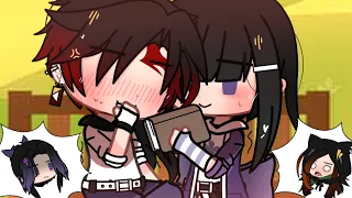 kiss 0-0? | Tankana/Tanjiro x Kanao | Demon Slayer | Gacha Club MeMe| read description|