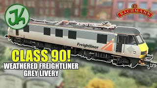 Bachmann Class 90 in Weathered Freightliner Grey livery - Unboxing and Review