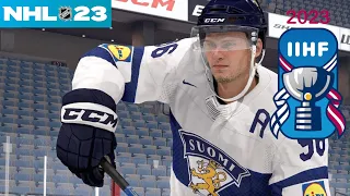 NHL 23 | IIHF World Championships Roster | Custom Jerseys and Ratings Showcase | PS5