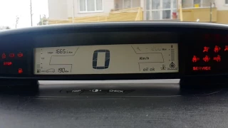 Citroen C4 eski kasa bakim km si sıfırlama