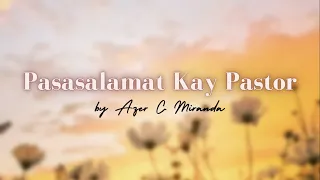 Pasasalamat Kay Pastor (Lyric Cover) | LK Ocampo