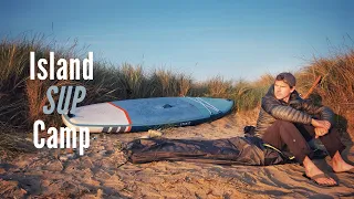 Solo Bivy Camping on an Uninhabited Island | SUP Camping | Trangia Mini Cooking